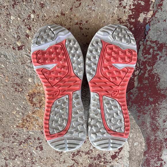 ASICS Women's Gel-Kayano Ace 2 Golf Shoes Glacier Grey/Neon Lime - Picture 5 of 7